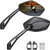KEMIMOTO Specchietti Moto Universali M8 e M10, Specchietto Retrovisore Moto con Staffa, Specchi Retrovisore Laterale Compatibile con MT07, MT09