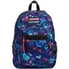 Seven Freethink Zaino Scuola Media e Superiore Ragazza, 34L, Doppio Scomparto, Tasca PC e Borraccia, blu