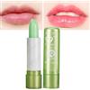 YUYTE Magical Temperature Cambia Colore Rossetto Aloe Vera, Rossetto Cambia Colore, Aloe Vera Idratante Cambia Colore Balsamo Labbra Shine Rossetto Strumento di Bellezza