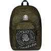 Invicta Zaino Scuola Dial Full Space Solid, Verde, Doppio Scomparto con Fascia Estensibile, Porta PC e Porta Borraccia, Organizer, Zaino Viaggio