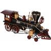 Modellino Vecchia Locomotiva Americana Macchina Treno in metallo 1:16 nuova