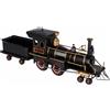 Modellino Macchina di Treno in metallo Vecchia Locomotiva Americana 1:16 nuova