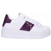 Gaelle - Sneaker Bianco/viola art.GBCDP3077 BIANCO/VIOLA 36
