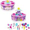 Polly Pocket- Playset Torta delle Sorprese a Tema Compleanno con Carosello di Unicorni e Tanti Accessori, Giocattolo per Bambini 4+Anni, GYW06