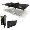 Urban Fit Ping pong Richiudibile urban play mod. light regolamentare,trasportabile in valigia, da interno, racchette e palline colore nero