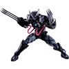 Bandai Tech-on Avengers S.h. Figuarts Action Figura Venom Symbiote Wolverine 16 Cm B...