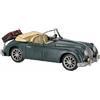 Poli Modellino in latta di macchina cabrio Jaguar XK140 soprammobile da collezione
