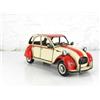 Poli Modellino in latta di macchina Citroen 2 CV vintage sopramobile da collezione