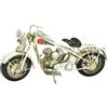 Poli Modellino in latta di moto Custom vintage sopramobile da collezione ornamento