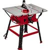 Einhell - Sega circolare da tavolo TC-TS 254 U (max 2200 W, Ø 254 x ø30 mm, battuta parallela/angolare/trasversale, ingrandimento, lama inclinabile, attacco per aspirapolvere)