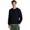 Tommy Hilfiger Essential Structure Crew Neck Mw0Mw36347, Maglione Pullover, Uomo, Giallo (Ivory Petal), XXL