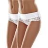 Merry Style Mutandine Donna MSGAB96 (Bianca (2Pack), 46 (Taglia Produttore: L))