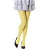 Bellivalini Collant Microfibra Donna 40 DEN BLVFI1001 (Giallo, L (Taglia Produttore: 4))