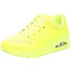 Skechers Uno - Night Shades, Sneaker Donna, Yellow Neon Yellow Durabuck Nyel, 37 EU