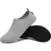 SAGUARO Scarpe da Scoglio Uomo Donna Scarpette Scoglio Leggere Scarpe Mare Asciugatura Rapida Scarpette Mare Scarpe Spiaggia Antiscivolo Scarpe per Acqua Immersione Surf Grigio Corazzato Gr. 46/47 EU
