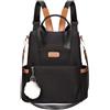 Eshow Zaino Donna Antifurto, Zainetto Elegante con Tracolla, Borsa Zaini 3 in 1 per Viaggio Scuola Lavoro Shopping Università