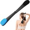 LOPHE Back Applicator, Spazzola per la Schiena per Crema Abbronzante con Doppia Testa, Applicatore Crema Schiena da Abbronzante Corpo, Create Abbronzante Naturale(Blu)
