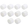 QUARKZMAN 10pz terminali in gomma da 32 mm ID in vinile per tubo tondo copri bullone protezioni per filettatur bianco