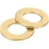 QUARKZMAN M3 Rondella Piatta, 200pz Ring di Guarnizione Piana in Ottone 6mm OD 0,5mm Spessore Ring Guarnizione Tenuta Metallo per Viti Bulloni Dadi