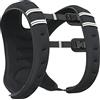 HOMCOM Gilet Zavorrato 10kg Traspirante con Tasca Portaoggetti e Spallacci, Giubbotto con Pesi in tessuto Oxford, Metallo e Sabbia, 40x35 cm, Nero