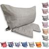 GX GARGIX Set completo lenzuola matrimoniale singolo letto fantasia 3d in microfibra (LMS-2, SINGOLO)