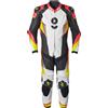 Gms Tuta Moto Intera Gms Tuta in pelle GRC-1 1PCS Nero Giallo Ro