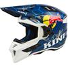 Oneal Casco Moto Cross Enduro Kini Red Bull EXC 1.0 Blu Bianco
