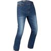 Bering Pantaloni Moto Bering TRUST Straight Blu Washed