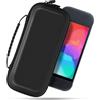 MIXPOET Custodia per Switch 2 (2025), Console Borsa da Viaggio Protettiva con 10 Cartucce di Gioco, Trasporto Portatile Custodia per Switch 2 Console e Accessori, Nero