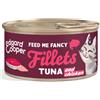 Edgard&Cooper per Gatti Filetti di Tonno da 70 gr Gusto Tonno e Gamberetti