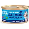 Edgard&Cooper per Gatti Bocconcini in Salsa da 85 gr Gusto Salmone e Pollo