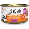Schesir Complements per Gatto in brodo da 70 gr Gusto Tonnetto con Carote