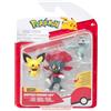 Pokémon Clip 'N' Go Chimchar and Repeat Ball - Include personaggio da battaglia da 5,1 cm e accessorio per palla ripetuta
