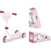 Smoby - Rullo Corolle per bambini - 3 ruote - Manubrio regolabile in altezza - Sedile per bambola - Pedana antiscivolo - Struttura robusta - Dai 3 anni in su