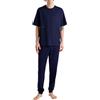 United Colors of Benetton T-Shirt 30964M01W Parte Superiore del Pigiama, Blu, XL Uomo