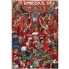 Grupo Erik: Poster Leggende del Liverpool, Calcio poster da parete / 91.5 x 61 cm incorniciabile, poster anime, gadget regalo, decorazione parete