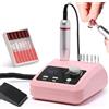 Ysislybin Fresa Per Unghie, Fresa Per Unghie da 45000 Giri Al Minuto Per Unghie in Gel Set Per Manicure Elettrico con 45 Livelli Regolabili Lima Per Unghie Elettrica Per Uso Domestico e Centri Estetici