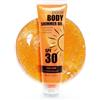 Prreal Shimmer Body Oil, SPF 30 100 ml Broad Spectrum Glitter Sunscreen with Centella Asiatica Extract, Lightweight Moisturising Body Glow Sun Shield, Non-sticky, Sparkle Sunscreen Gold