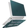 ZYB Custodia per MacBook Pro 16 Pollici 2024 2023 2021 M4 M3 M2 M1 Pro/Max Modello A3186 A3403 A2991 A2780 A2485, Case Cover Copertina Rigida Ultra Sottile, Deep Teal