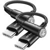 JSAUX Adattatore jack USB C a 3,5 mm, 2 pezzi, cuffie jack tipo C Aux Audio Adapter per Samsung S21 S20/Note 20, Huawei P40 P30 Pro/Mate 40 30 Pro, iPad Pro, Oneplus, Pixel 6/4XL, Xiaomi nero