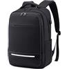 Vodlbov Zaino per computer portatile da 17 pollici di grande capacità da uomo impermeabile antifurto Zaino per PC portatile con USB Charging Port Zaino funzionale per viaggi d'affari college donna