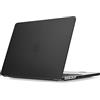 ZYB Custodia per MacBook Air 13,6 Pollici M4 M3 M2 2025 2024 2022 (A3240 / A3113 / A2681), Ultra Sottile Cover Protettiva Plastica Rigida, Nero