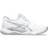 ASICS Gel-Tactic 12, Sneaker Donna, Bianco/Argento Puro, 44.5 EU