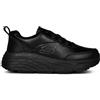 Skechers Max Cushioning Elite SR Filchner, Scarpe Antinfortunistiche Professionali Uomo, Black Leather/Synthetic, 43 EU