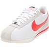 NIKE Cortez Textile, Sneaker Donna, Bianco Picante Red Sail Summit Bianco, 42 EU
