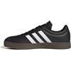 adidas VL Court Base Shoes, Scarpe Donna, Cream White/Core Black/Crystal Sand, 39 1/3 EU