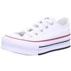 CONVERSE Chuck Taylor all Star Eva Lift Canvas Platform, Sneaker, White/Garnet/Navy, 30 EU