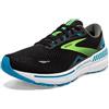 Brooks Adrenaline Gts 23, Scarpe da corsa Uomo, Nero (Black Hawaiian Ocean Green 4E), 42.5 EU