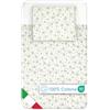 baby idea Lenzuola Next To Me 3 Pezzi Compatibili Culla Neonato 83x50 Lenzuola culla Fantasia + Sotto con Angoli + Federa Cuscino 100% Cotone Certificato Oeko Tex Made in Italy (Orsetto Beige 3 Pz)