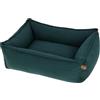 Kerbl Pet letto accogliente Oliver, verde inglese, 70x60x24 cm, cuccia e sdraio per cani, cuscino per cani, poliestere